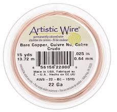 Bare Copper Wire 22g 15yd