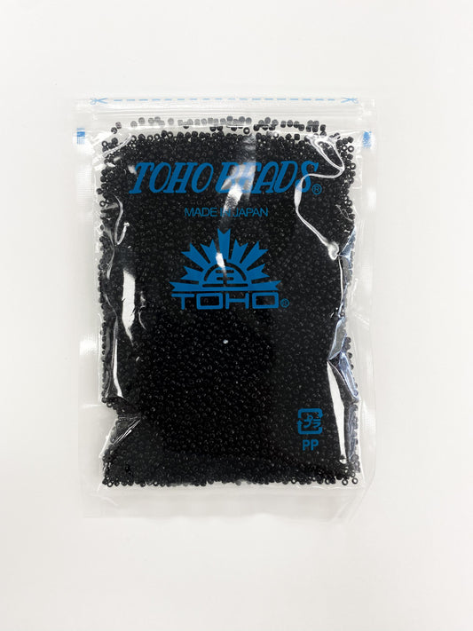 Black Opaque 11-0 Toho Seed Beads