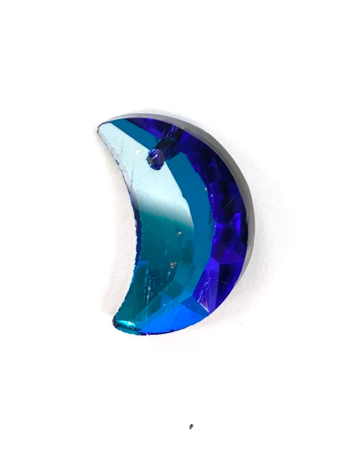 20mm Glass Moon Bermuda Blue 2 pack