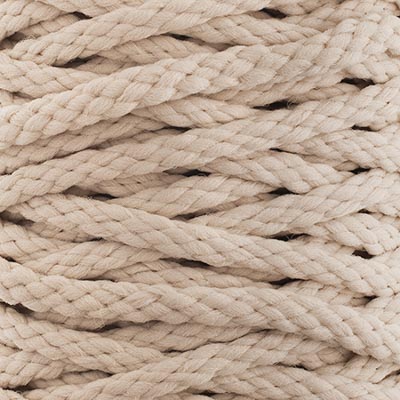 5 YD Card Beige Macrame-Lanyard Cording 6mm