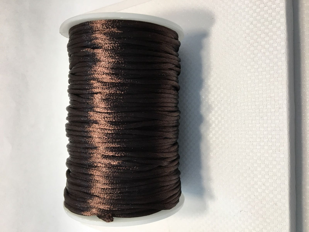 2mm Rat Tail Brown 100yd