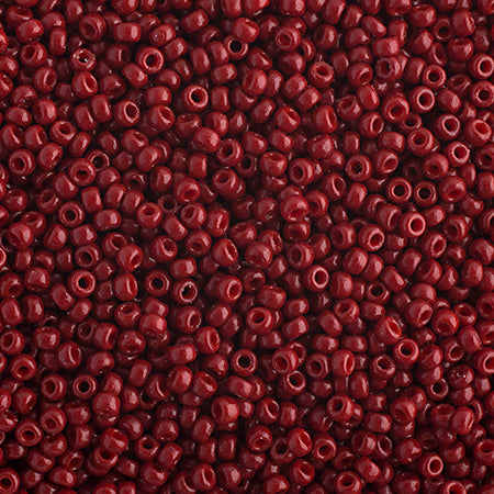 Miyuki Seed Beads 11-0 Light Maroon Opaque Duracoat