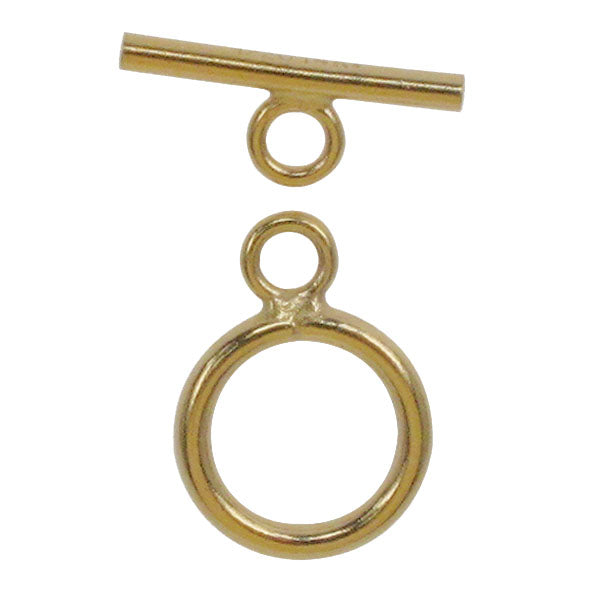 14KGF Toggle 12mm Ring, 11.5mm Bar