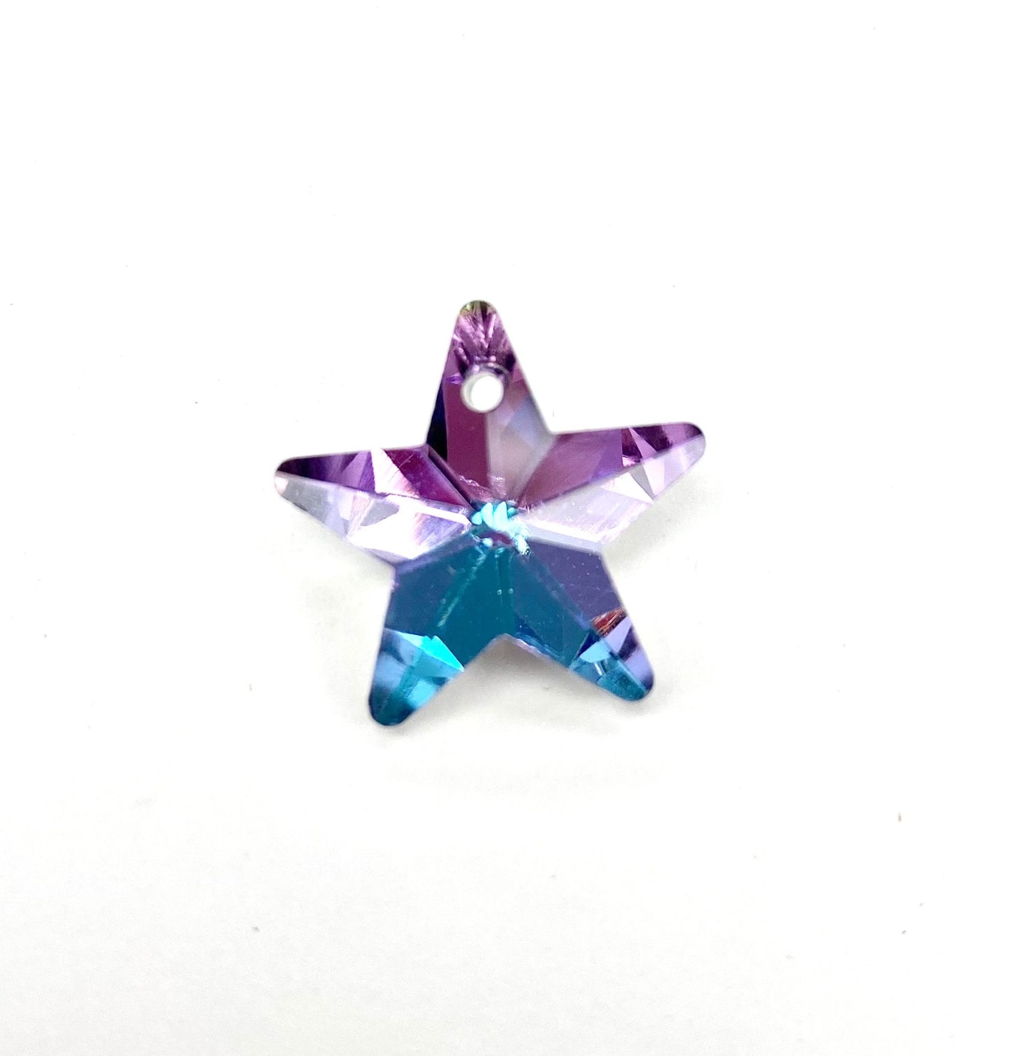 17mm Glass Star Vitrail Light 2 pack
