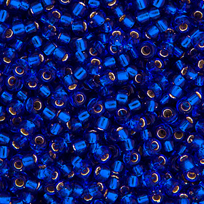 Miyuki Seed Beads 11-0 Cobalt Silver Lined