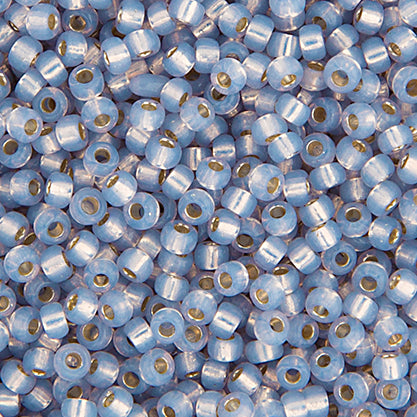 Miyuki Seed Beads 11-0 Smoke Grey Silver Lined Opal Alabaster