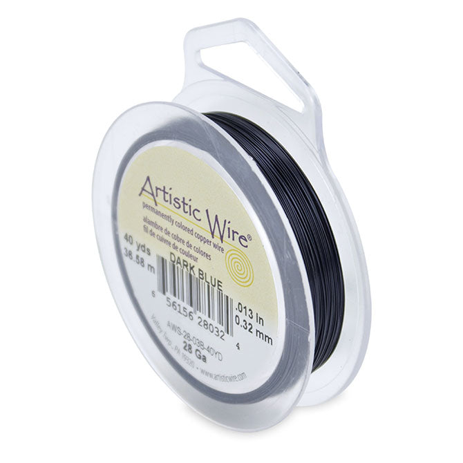 Dark Blue Wire 28g 40yds