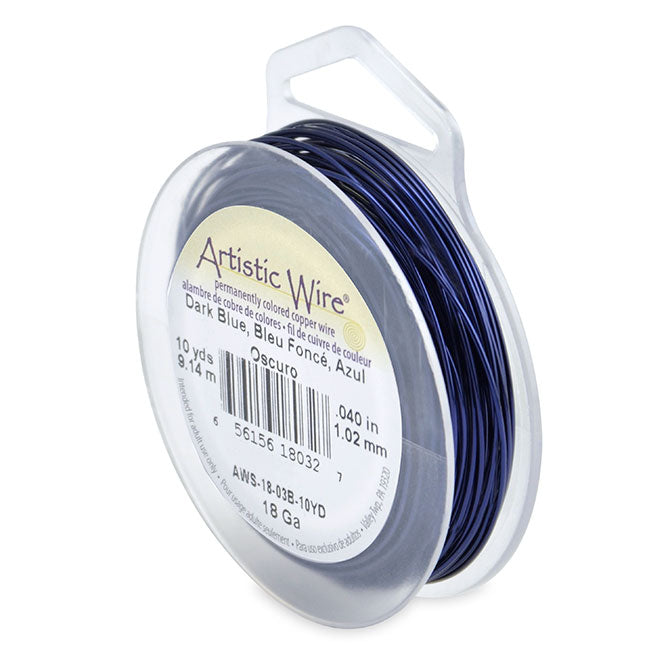 Dark Blue Wire 18g 10yds
