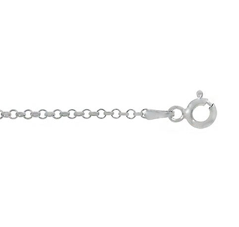 Sterling Silver Rolo Link 20"
