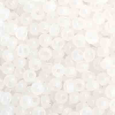 Czech Seed Beads 11-0 Opaque White Opal 23g Vial