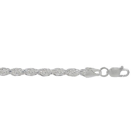 Sterling Silver Rope Link 20"