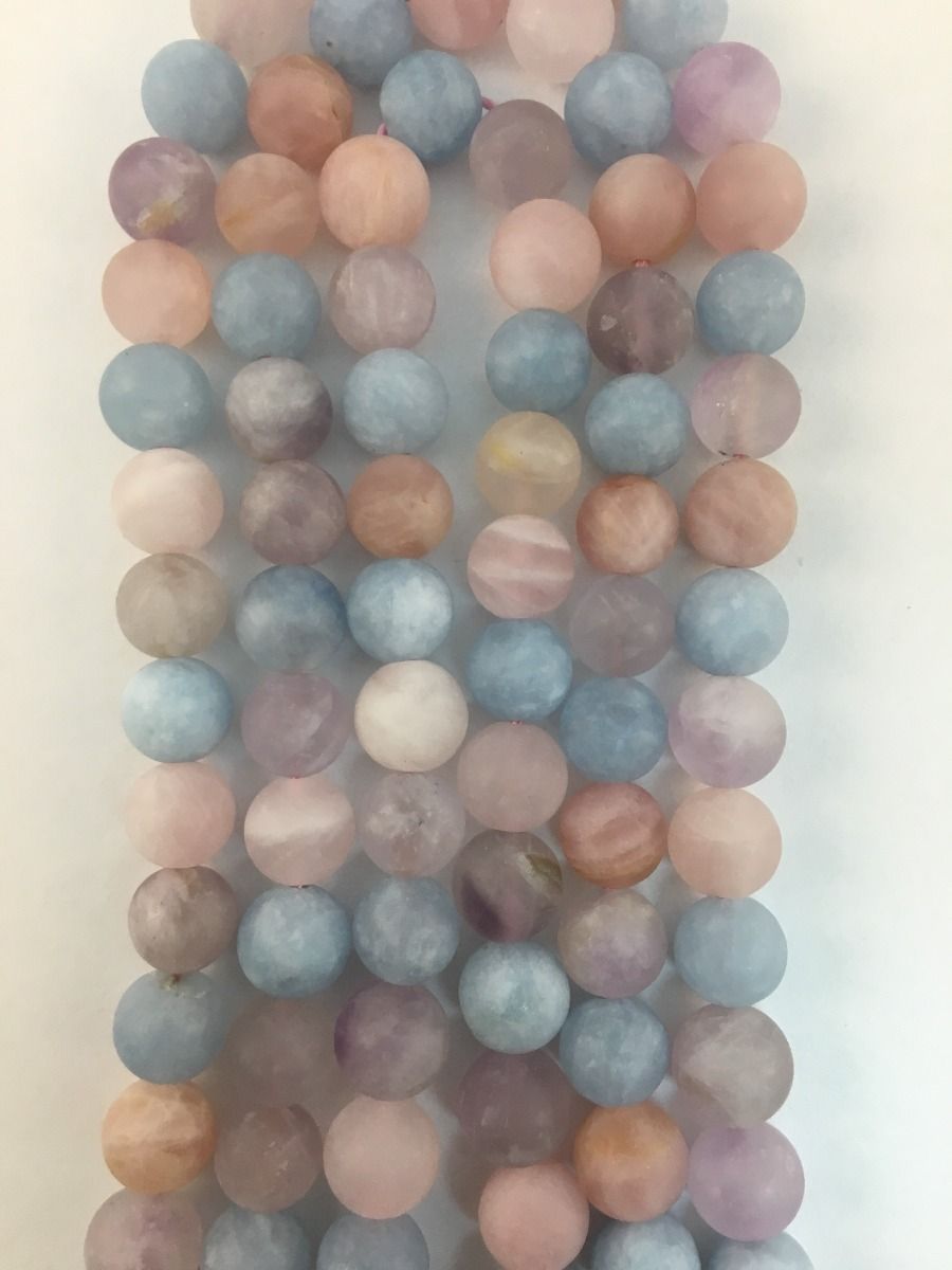 Nat Matte Chalcedoney Quartz 8mm