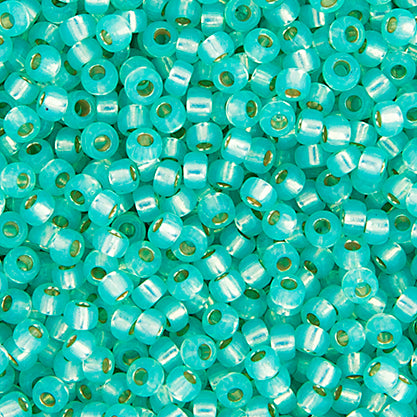 Miyuki Seed Beads 11-0 AquaGreen S-L Opal Alabaster