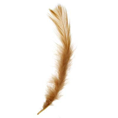 MARABOU FEATHERS 4-6" BROWN