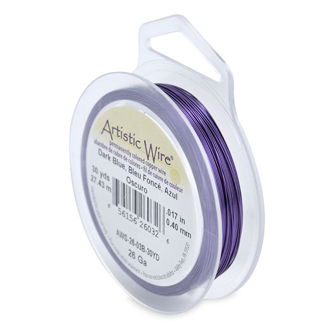 Dark Blue Wire 26g 30yds