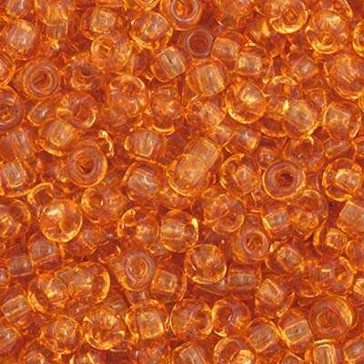 Czech Seed Beads 11-0 Topaz Transparent