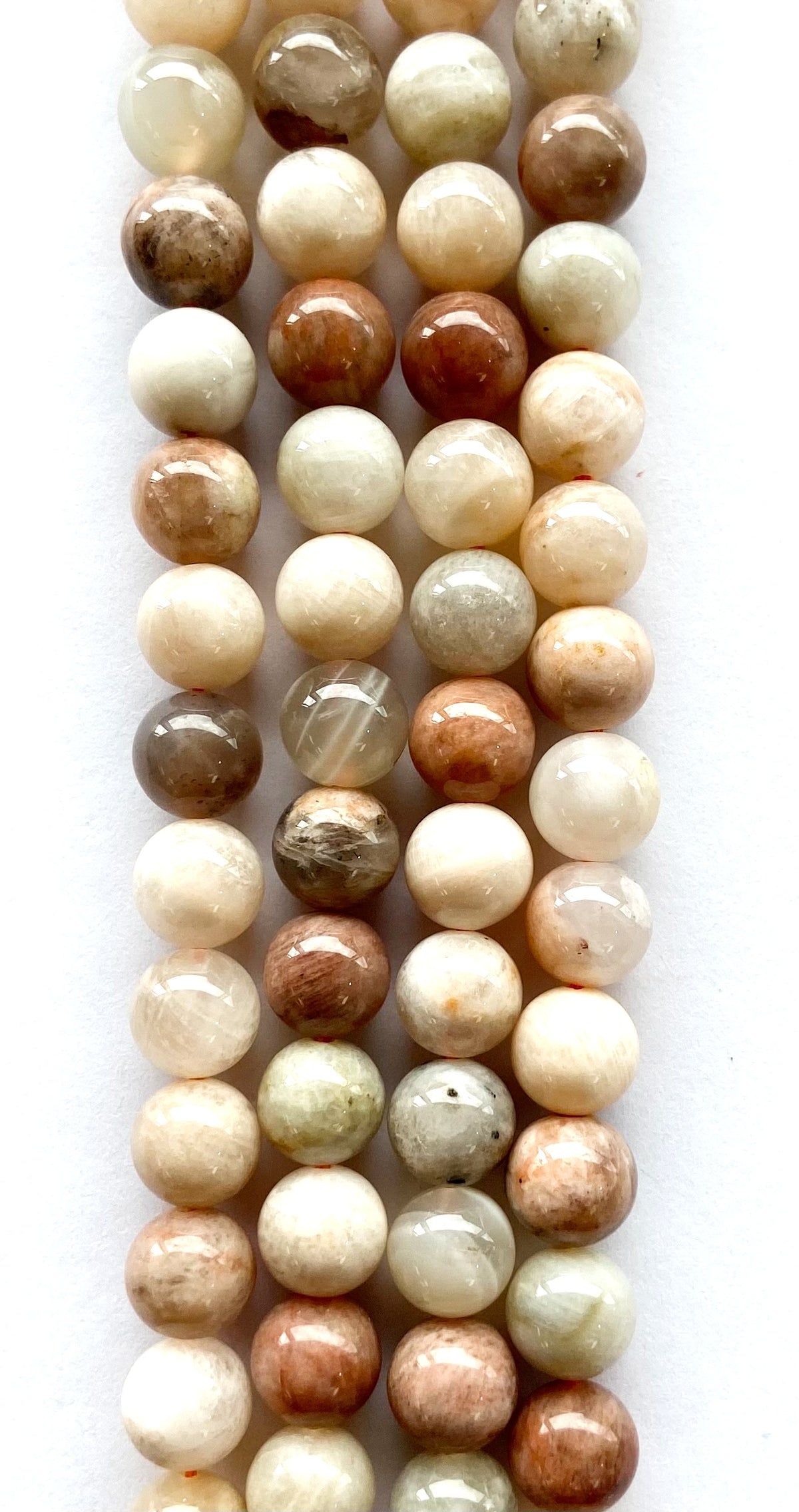 Multi Moonstone Beads 6mm