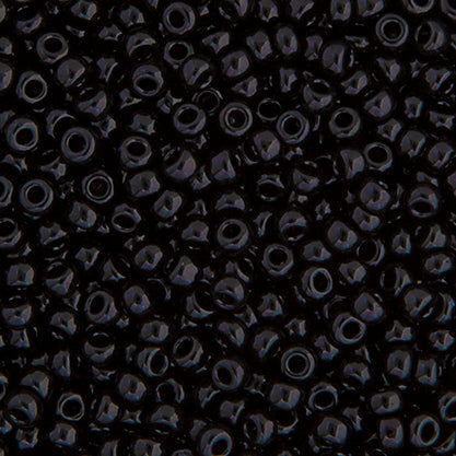 Miyuki Seed Beads 11-0 Black Opaque