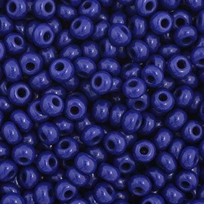 Czech Seed Beads 11-0 Dark Royal Blue Opaque