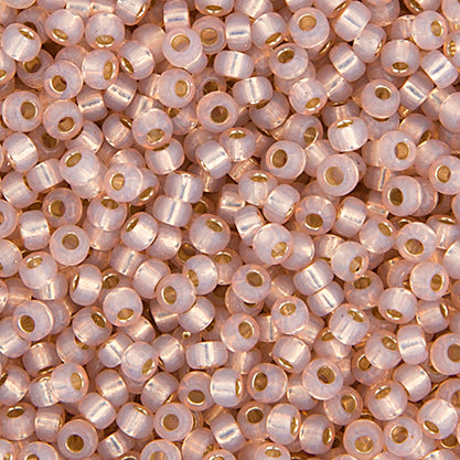 Miyuki Seed Bead 11-0 Blush Silver Lined Alabaster