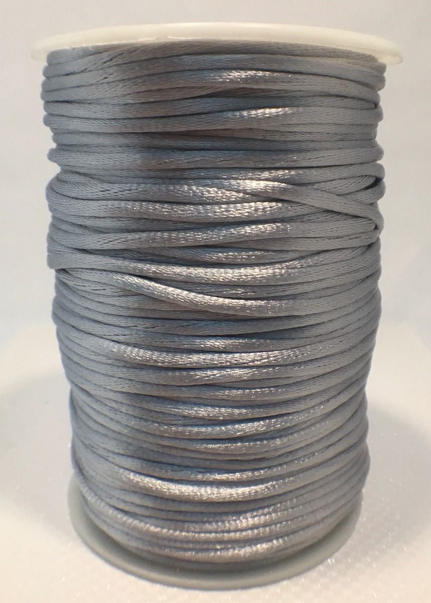 2mm Rat Tail Silver 100yd