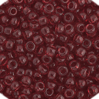 Czech Seed Beads 11-0 Red Transparent