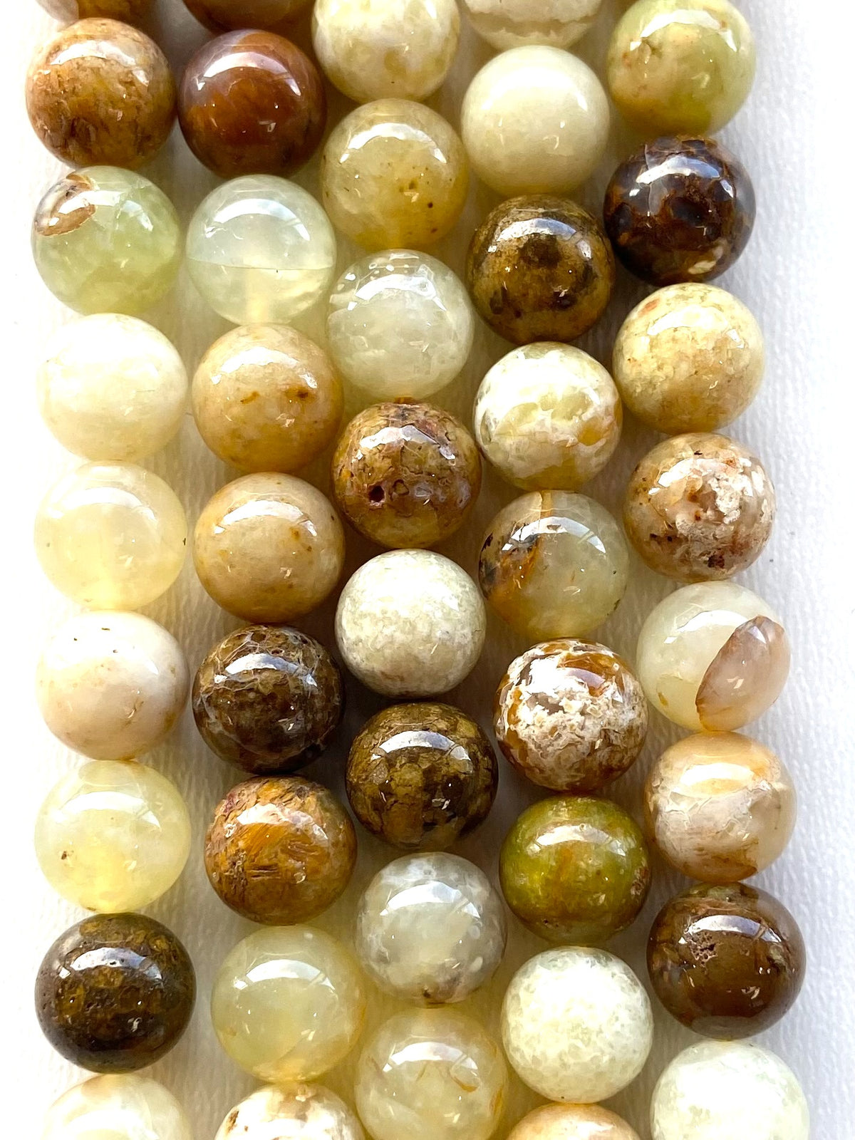 Yellow Opal Beads 6mm