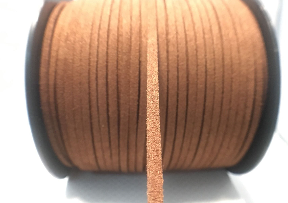 Light Brown Faux Suede 100y