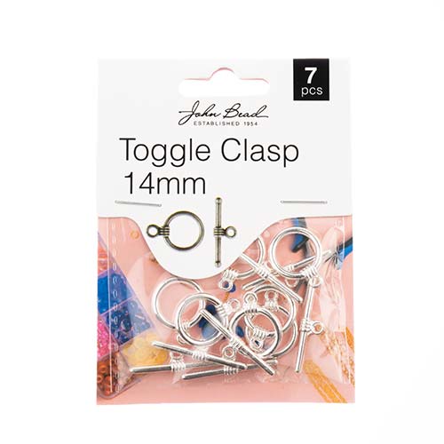 Toggle Clasp Silver 14mm 7PCS