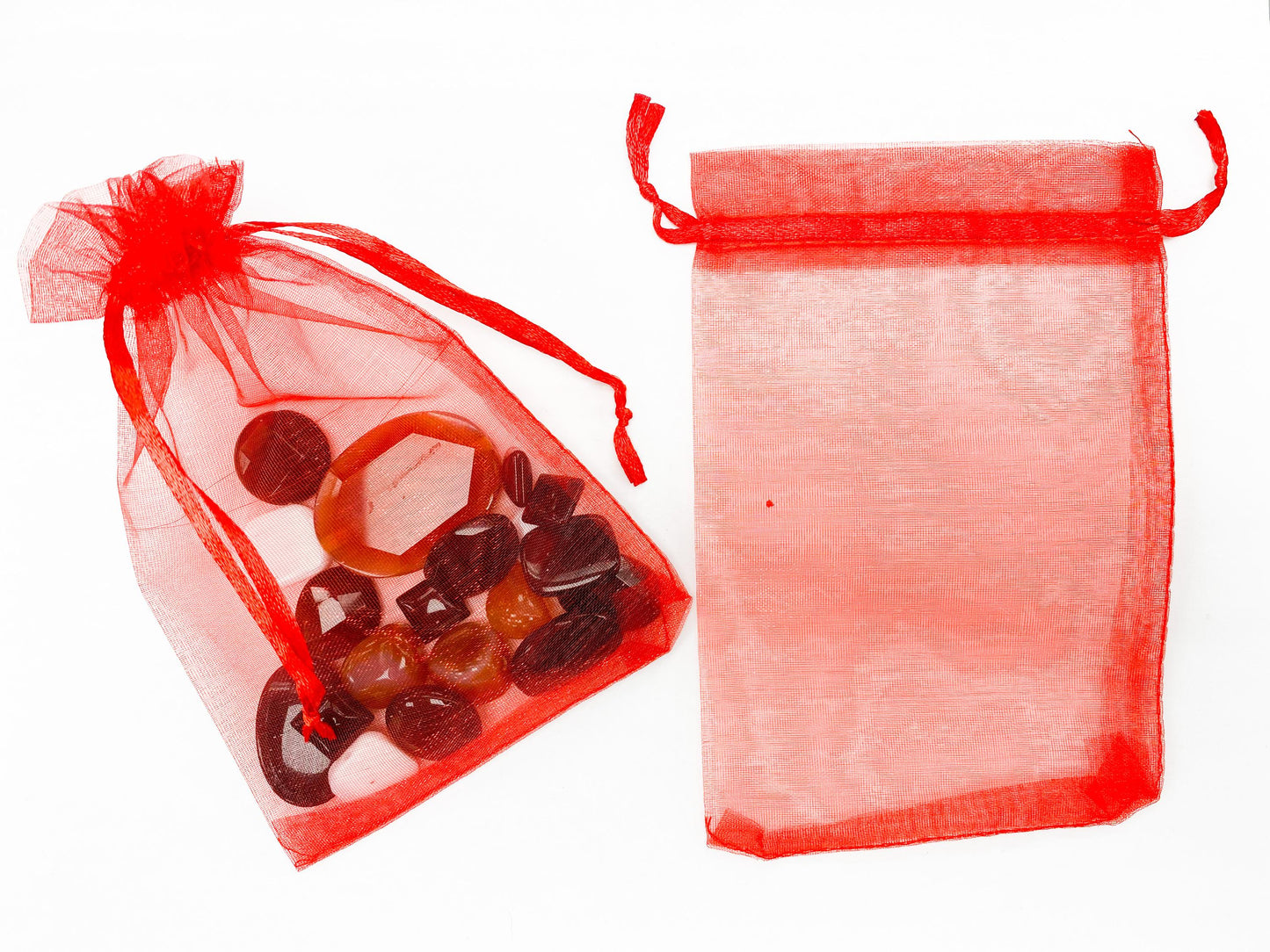 Sheer Orgaza Gift Bags Assorted, 5pc.