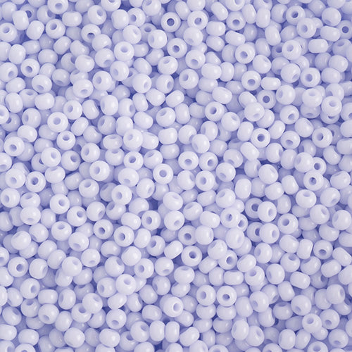 Czech Seed Beads 10-0 Terra Intensive OP Natural Lilac