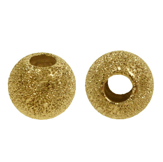 14KGF 3mm Laser Cut Bead with 1mm hole