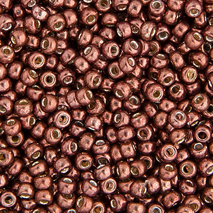 Miyuki Seed Beads 11-0 GLVZD Duracoat Dark Mauve