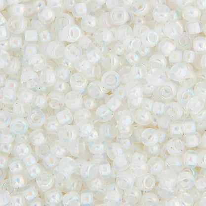 Miyuki Seed Beads  11-0 White AB Lined