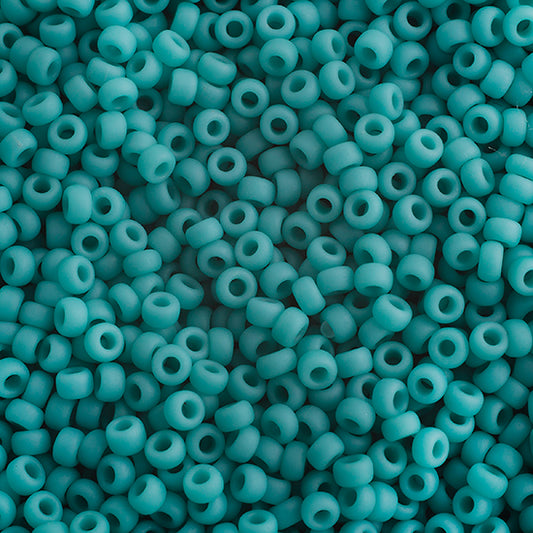 Miyuki Seed Beads  6-0 Turquoise Green OP. Matte