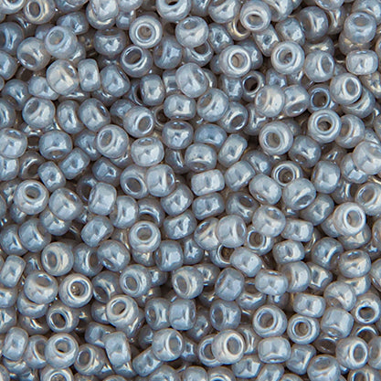 Miyuki Seed Beads  8-0 Silver Grey Ceylon