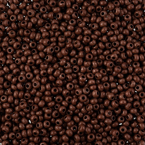 Czech Seed Beads 10-0 Terra Intensive Dark Brown