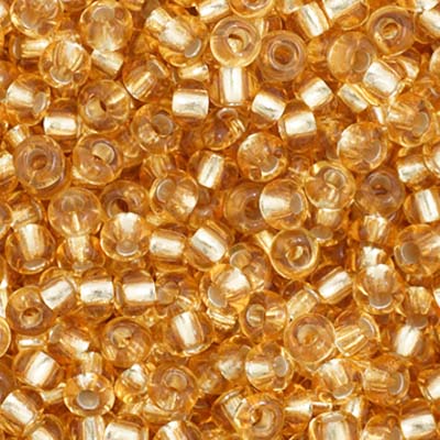 Czech Seed Beads  11-0 LT. Gold S-L