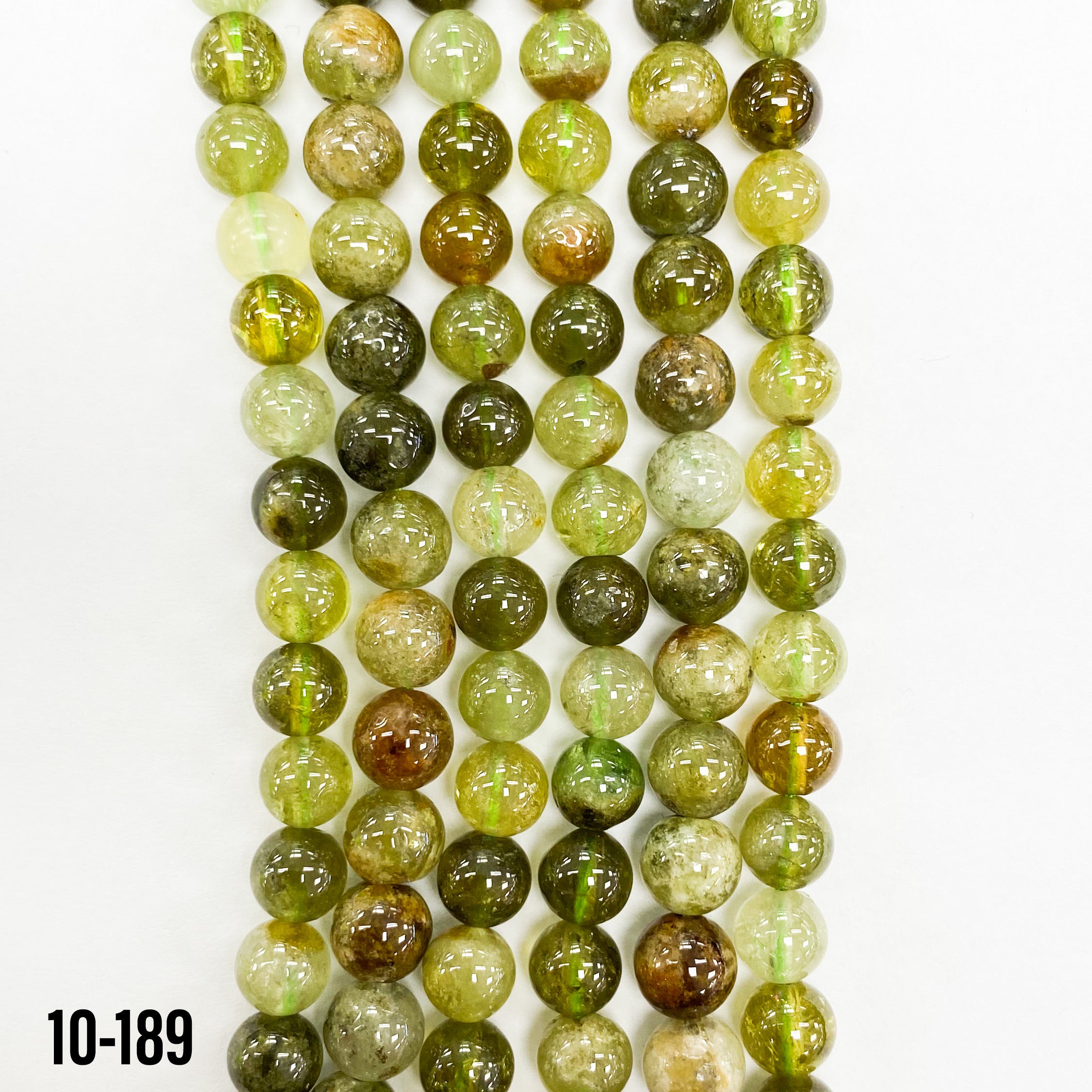 Green on sale garnet beads