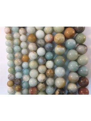 Natural Amazonite Beads 8mm