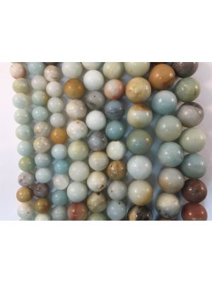Natural Amazonite Beads 10mm