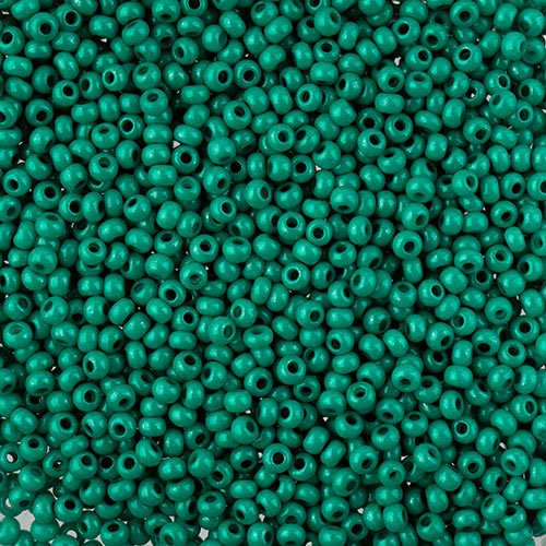 Czech Seed Beads 10-0 Terra Intensive Dark Green