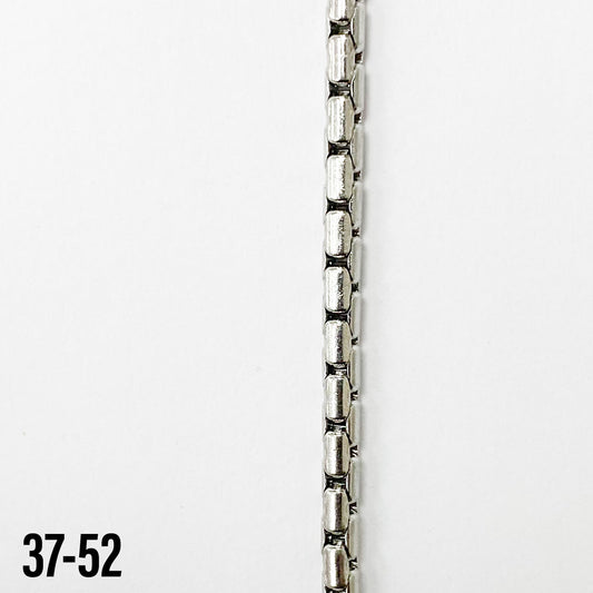 304 Stainless Steel 2.8mm Rounded Box Chain (yard)