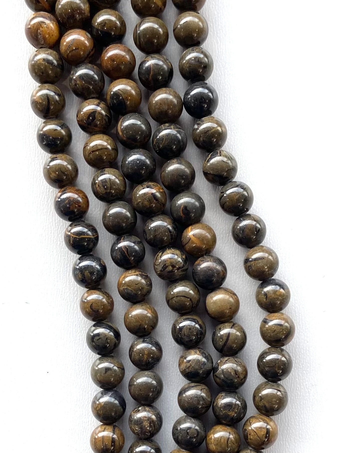 Dark Brown Jasper Beads 8mm