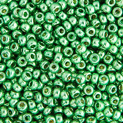 Miyuki Seed Beads 11-0 GalvDuracoat Dk.Mint Green