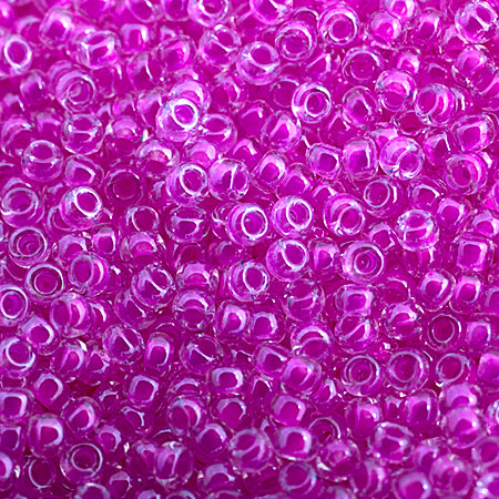 Miyuki Seed Beads 11-0 Fushsia Luminous Neon C-L