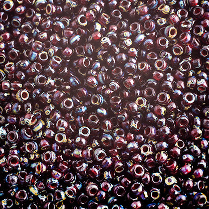 Miyuki Seed Beads 11-0 Tr. Ruby Picasso
