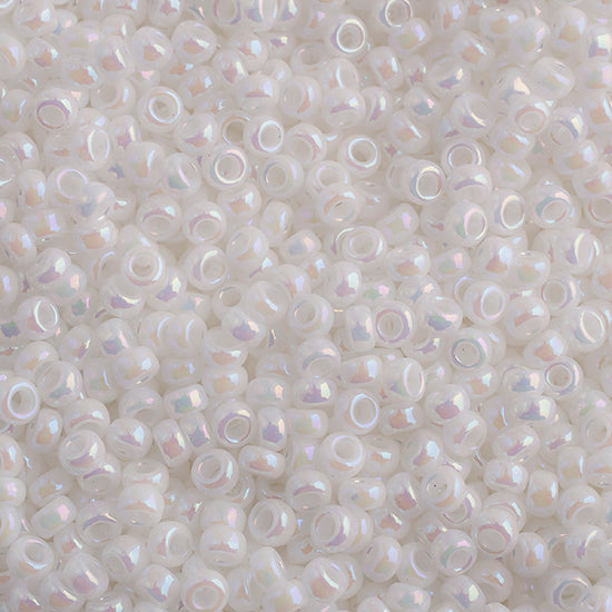 Miyuki Seed Beads  15-0 White Pearl AB