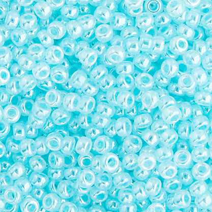 Miyuki Seed Beads  11-0 LT. Crystal Aqua