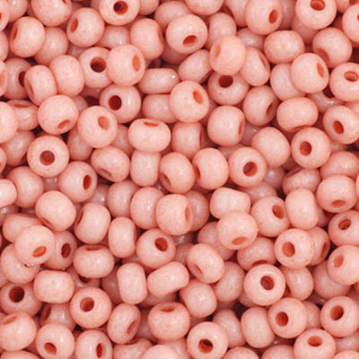 Czech Seed Beads 11-0 Pink Dyed Solgel 23g Vial